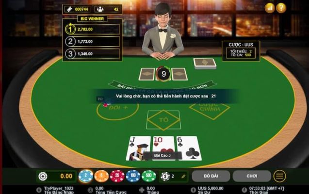 Giao Diện Trò Chơi Three Card Poker